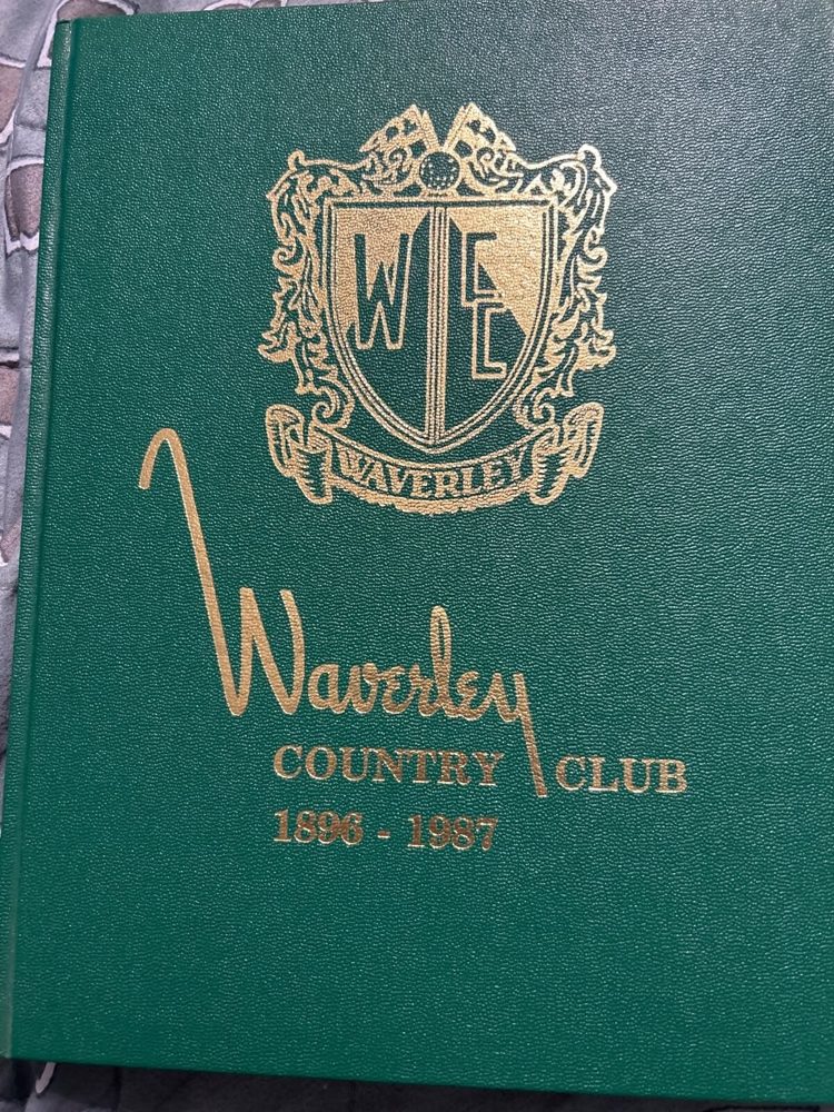 Crest and script on cloth