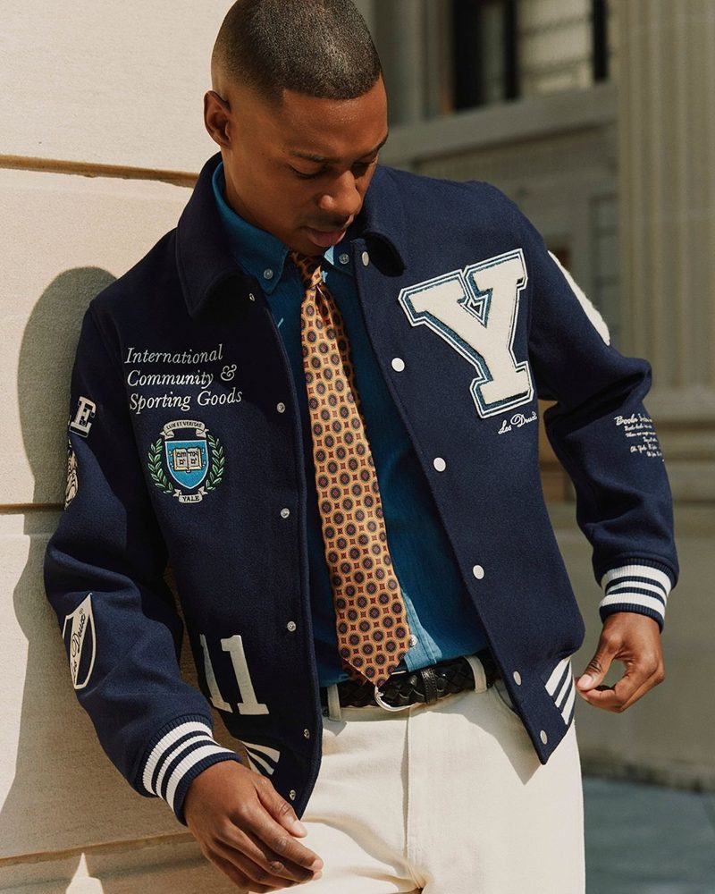 Letterman, tie, crest